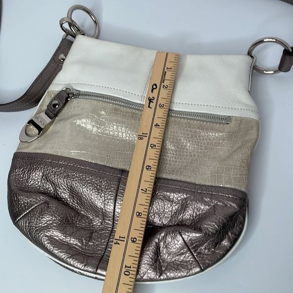 B Makowsky Bag Crossbody|Shoulder Bag Leather Slim Profile Crossbody Bag - Picture 14 of 15